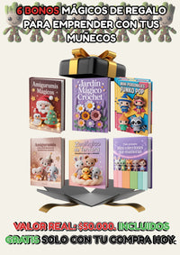 Mega Pack 7x1 de Amigurumis | +7000  patrones y 6 Regalos